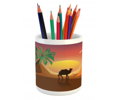 Camels Pyramids and Palms Pencil Pen Holder