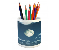 Fluffy Clouds Scattered Pencil Pen Holder