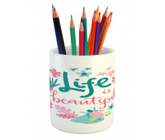 Floral Life Nature Pencil Pen Holder