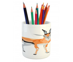 Thomson's Gazelle Cartoon Pencil Pen Holder