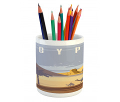 Cleopatra Pyramids Pencil Pen Holder