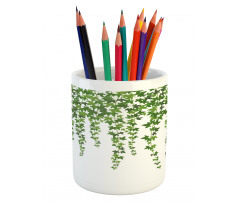 Garden Theme Grape Leaves Pencil Pen Holder