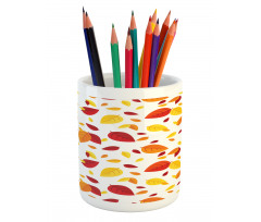 Seasonal Fall Leaves Pencil Pen Holder