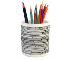 Brick Wall English Style Pencil Pen Holder