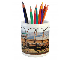 Nostalgic Wild Western Pencil Pen Holder