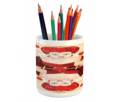 Queen Cards Pencil Pen Holder