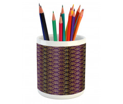 Dots Strokes and Flourishes Pencil Pen Holder