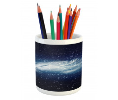 Milky Way Galaxy Space Pencil Pen Holder