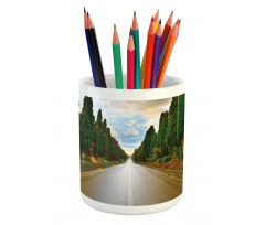 Europe Country Village Pencil Pen Holder