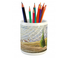 Rural Fields Europe Pencil Pen Holder