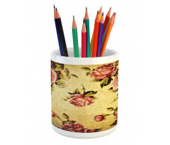 Victorian Style Pattern Pencil Pen Holder