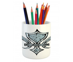 Grunge Renaissance Pencil Pen Holder