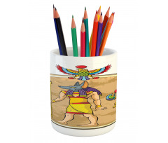 Anubis Ancient Myth Pencil Pen Holder