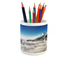 Mountain Sunny Sky Pencil Pen Holder