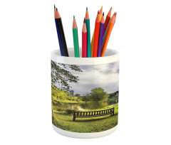 Stourhead Cloudy Scene Pencil Pen Holder
