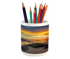 Majestic Sunrise Sky Pencil Pen Holder