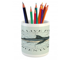 We Live for Adventure Pencil Pen Holder