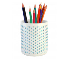 Geometric Boats Flags Pencil Pen Holder