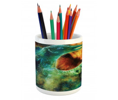 Mythical Phoenix Birth Pencil Pen Holder