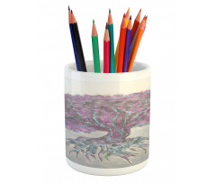 Watercolor Bohemian Pencil Pen Holder