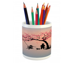 Springtime Blossom Pencil Pen Holder