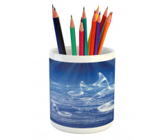 Music Nautical Melody Pencil Pen Holder