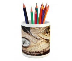 Voyage Theme Lifestyle Pencil Pen Holder