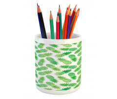 Exotic Pineapple Pattern Pencil Pen Holder