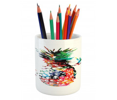 Modern Geometric Art Pencil Pen Holder