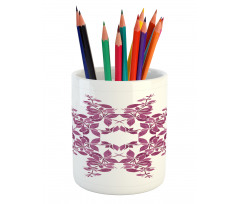 Bridal Flower Bouquet Pencil Pen Holder