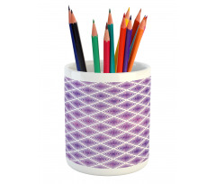 Retro Style Abstract Pencil Pen Holder