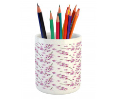 Blooming Flowers Nature Pencil Pen Holder