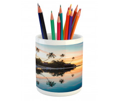 Sunset Moorea Island Pencil Pen Holder