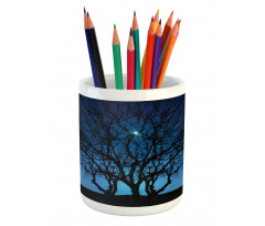 Night Moon Cosmos Pencil Pen Holder