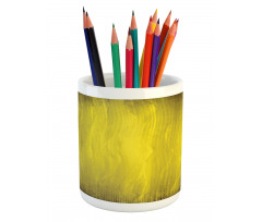 Abstract Retro Grunge Pencil Pen Holder