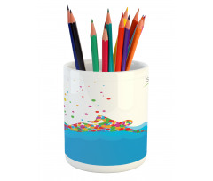 Swimming Pool Pencil Pen Holder