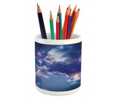 Astronomy Stars Space Pencil Pen Holder