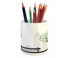 Urban and Rural Harmony Pencil Pen Holder