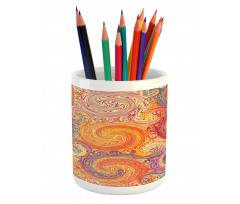 Grunge Sun Boho Pencil Pen Holder