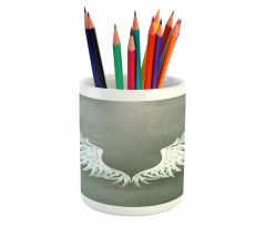 Coat of Arms Wings Pencil Pen Holder