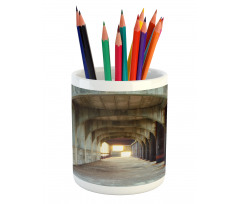 Corridor Concrete Rustic Pencil Pen Holder