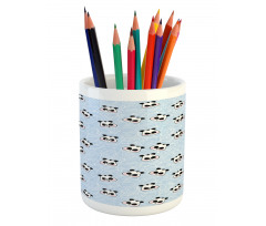 Funny Cartoon Panda Baby Pencil Pen Holder