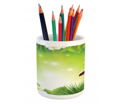 Exotic Jungle Pencil Pen Holder