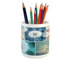 Dandelions Nature Pencil Pen Holder