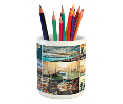 Venice Masks Canals Pencil Pen Holder