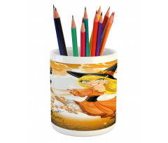Witch Conceptual Colors Pencil Pen Holder