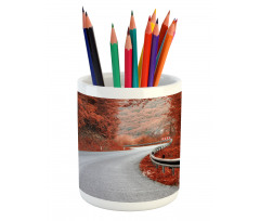 Dreamy Road Travel Theme Pencil Pen Holder