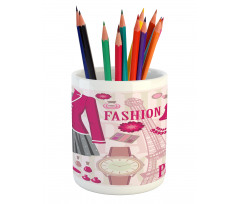 Fashion in Paris Dresses Pencil Pen Holder