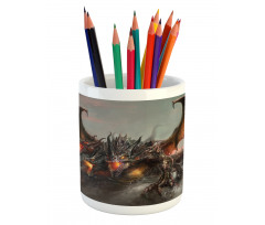 Dragon Monster Pencil Pen Holder