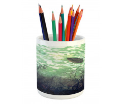 Underwater World Art Pencil Pen Holder